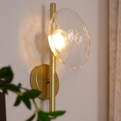 Round Glass Modern Wall Light