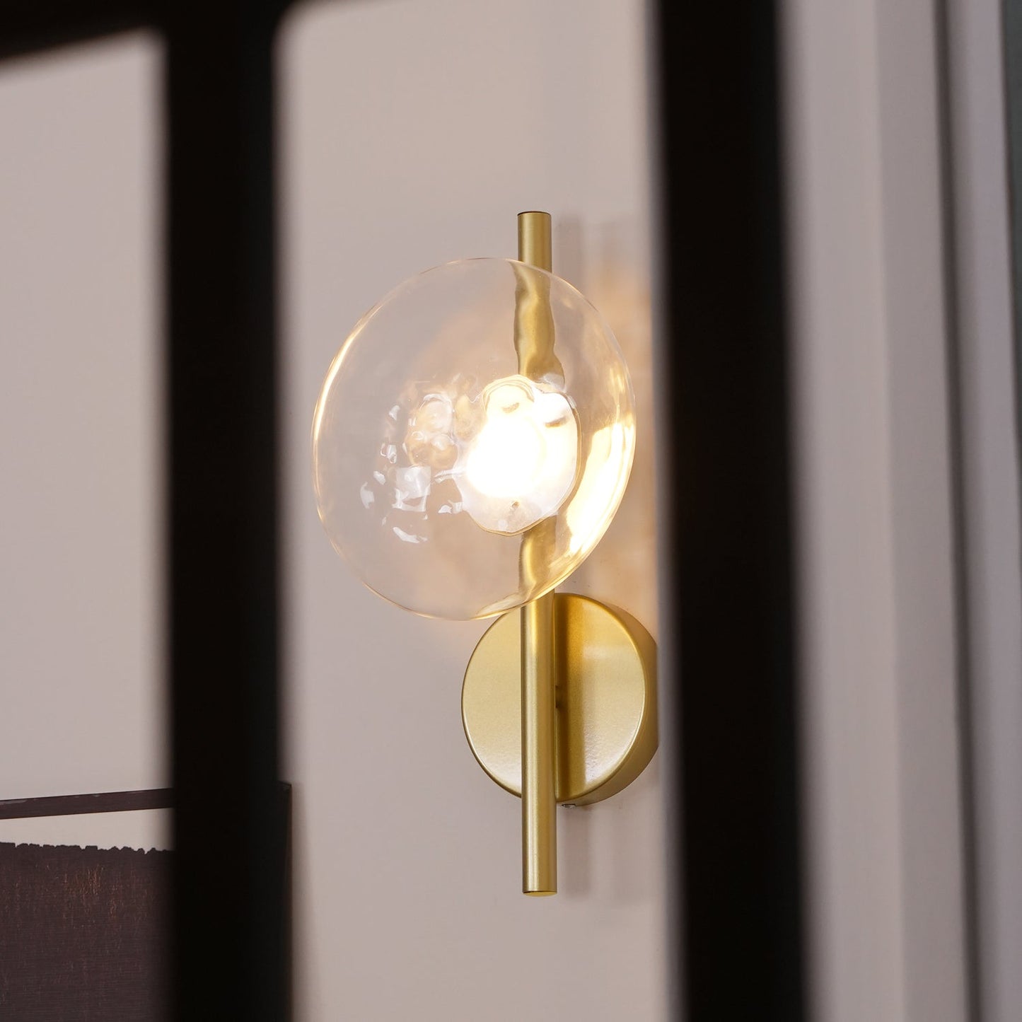 Round Glass Modern Wall Light - Fesara