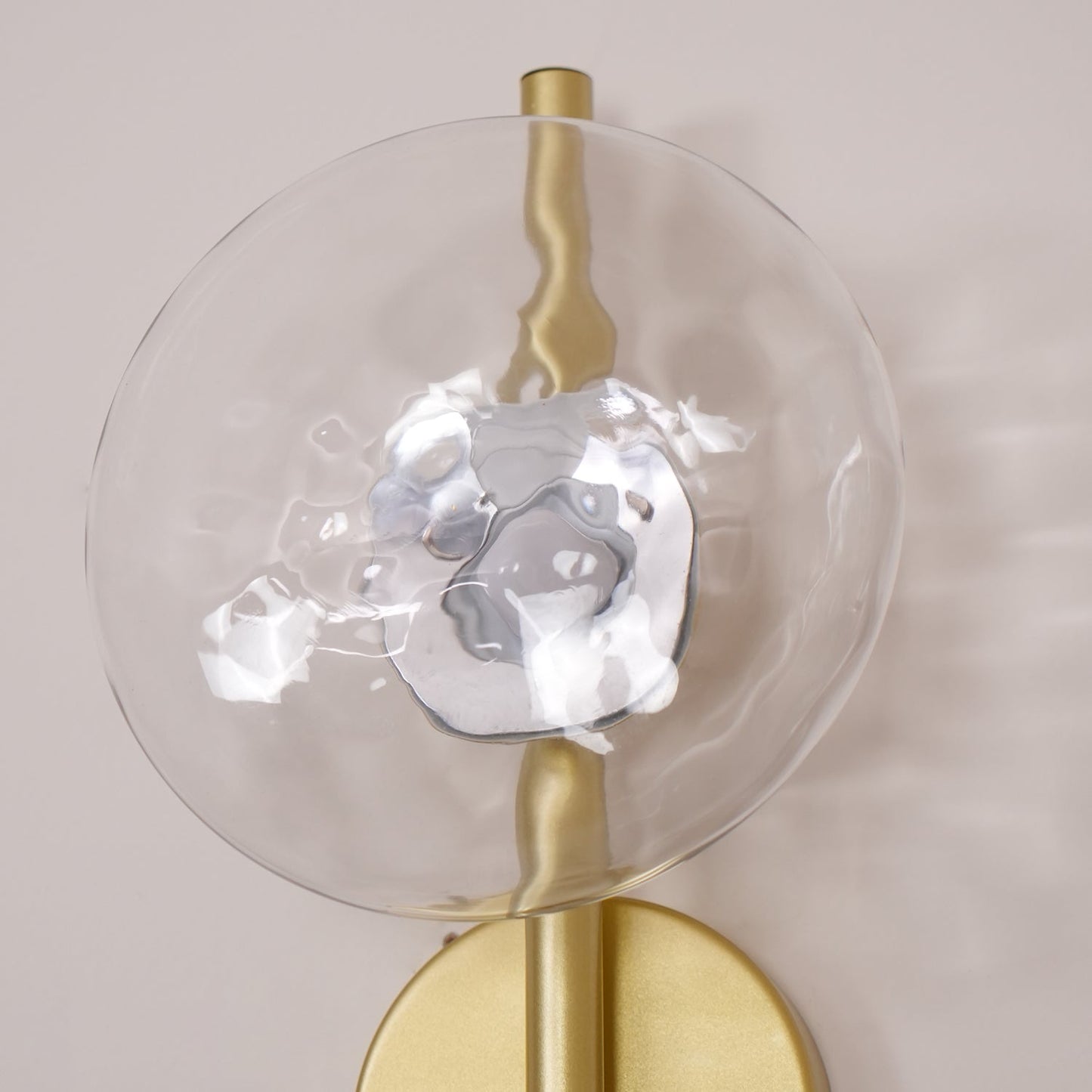 Round Glass Modern Wall Light