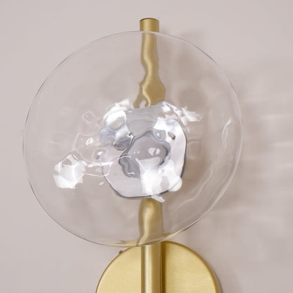 Round Glass Modern Wall Light
