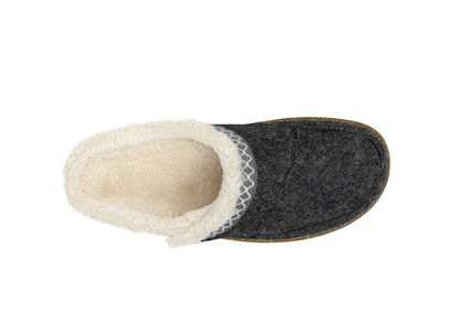CharcoalBlend | Cozy Adjustable Womens Slippers with Faux Fur Lining 3