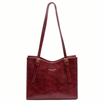 CharmBun | Playful Spacious PU Leather Tote Bag with Rabbit Pendant 3