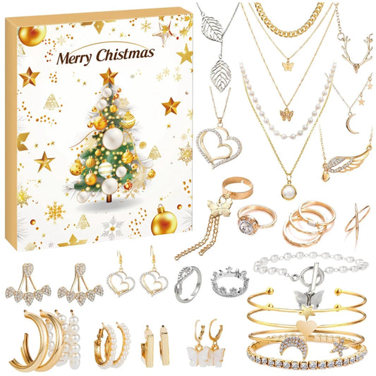 Fun Kids Jewelry Making Kit Advent Calendar Set - Fesara