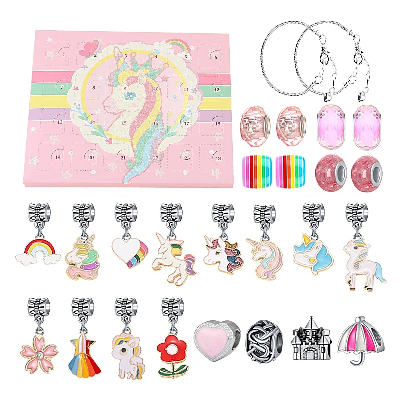 CharmCraft | Creative DIY Bracelet Making Advent Calendar Set for Kids 7