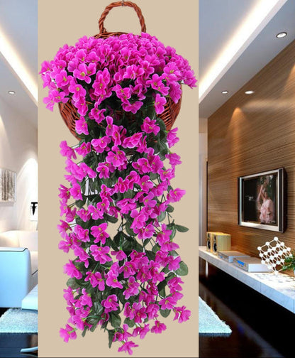 Beautiful Fake Orchid Hanging Flower Arrangement