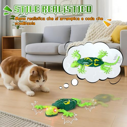 Fun Remote Control Toy Lizard with LED Eyes