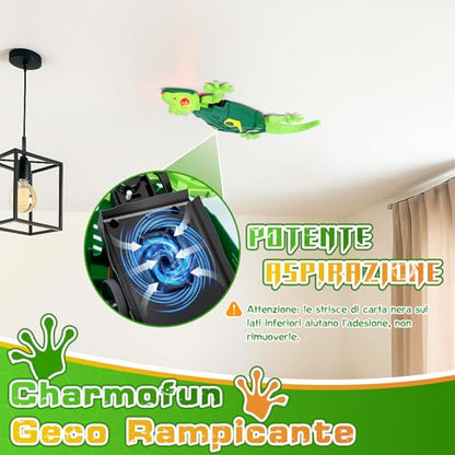 Fun Remote Control Toy Lizard with LED Eyes