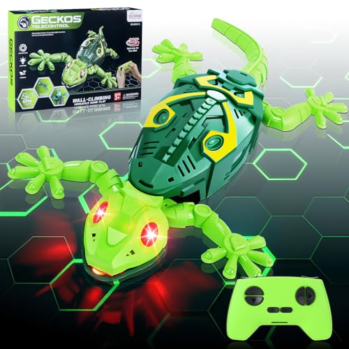 Fun Remote Control Toy Lizard with LED Eyes - Fesara