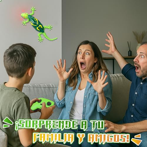 Fun Remote Control Toy Lizard with LED Eyes