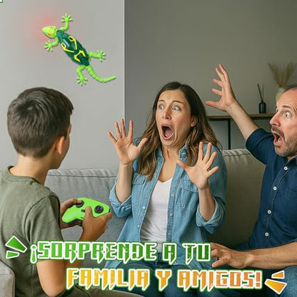Fun Remote Control Toy Lizard with LED Eyes