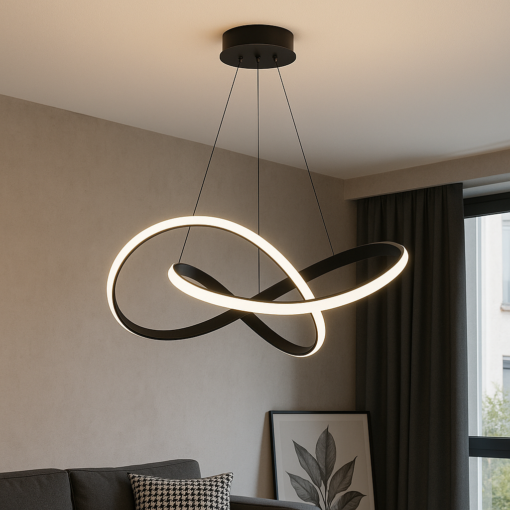 Contemporary Hanging Light Fixture Aluminum Pendant Lamp