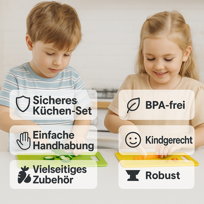 Kids Friendly Kitchen Utensil Set