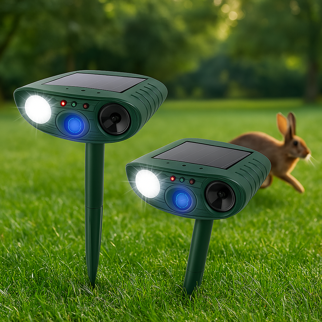 Outdoor Motion Activated Animal Repellent Garden Defender
