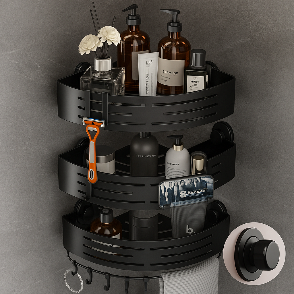 Space Saving Corner Shower Caddy