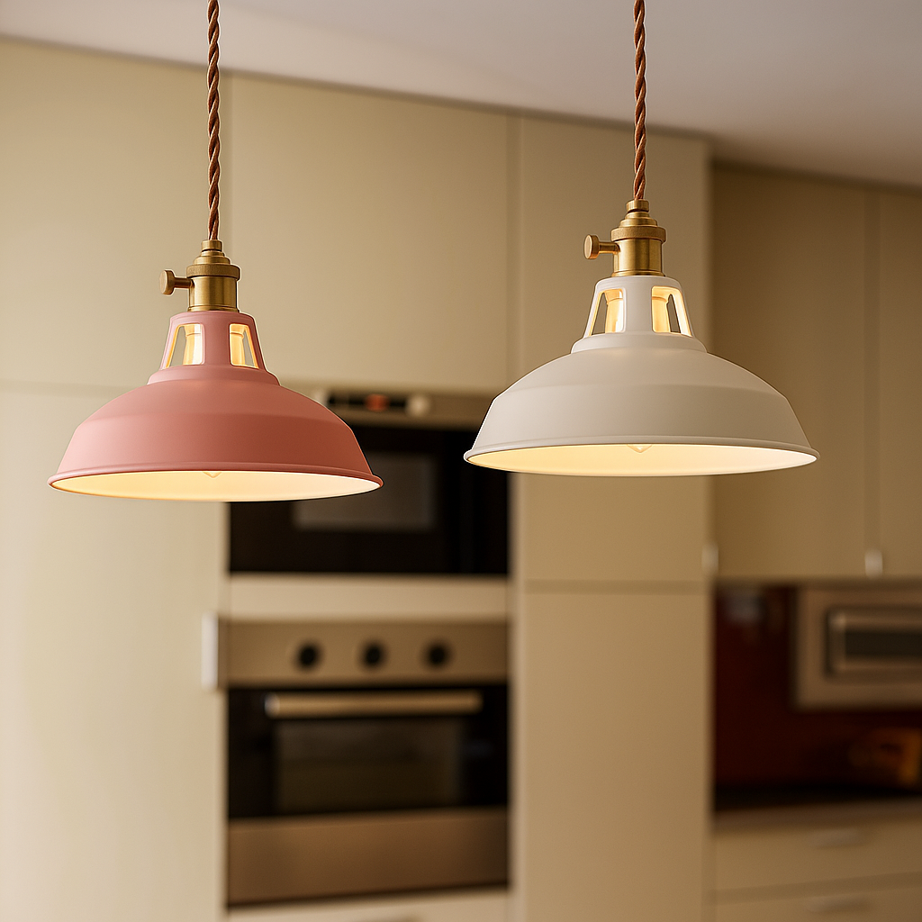Vibrant Modern Metal Pendant Light LED Ceiling Fixture