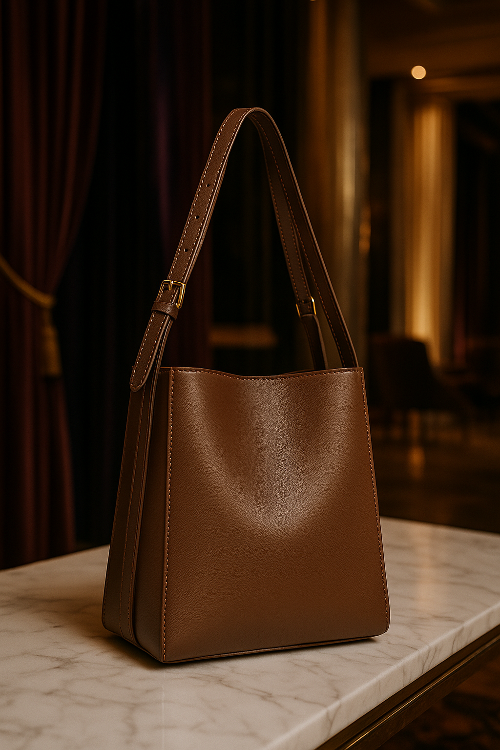 Variant image for Women's Shoulder Bag Black One Size Vegan Leather-2