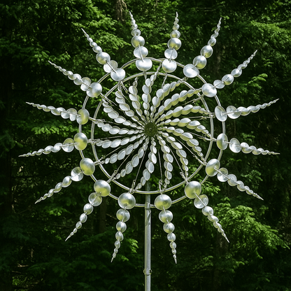 Decorative Outdoor Metal Windmill Garden Spinner