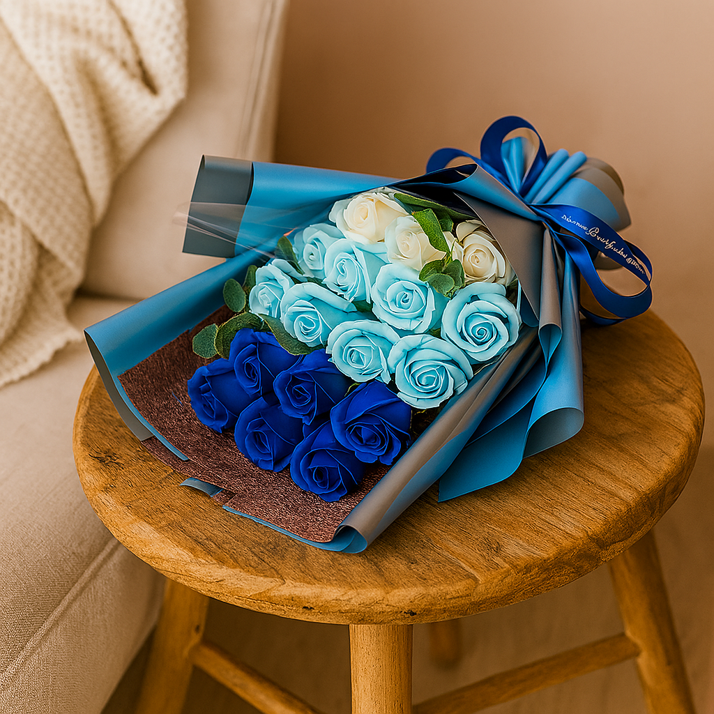 Lovely Rose Petal Soap Gift Set for Her
