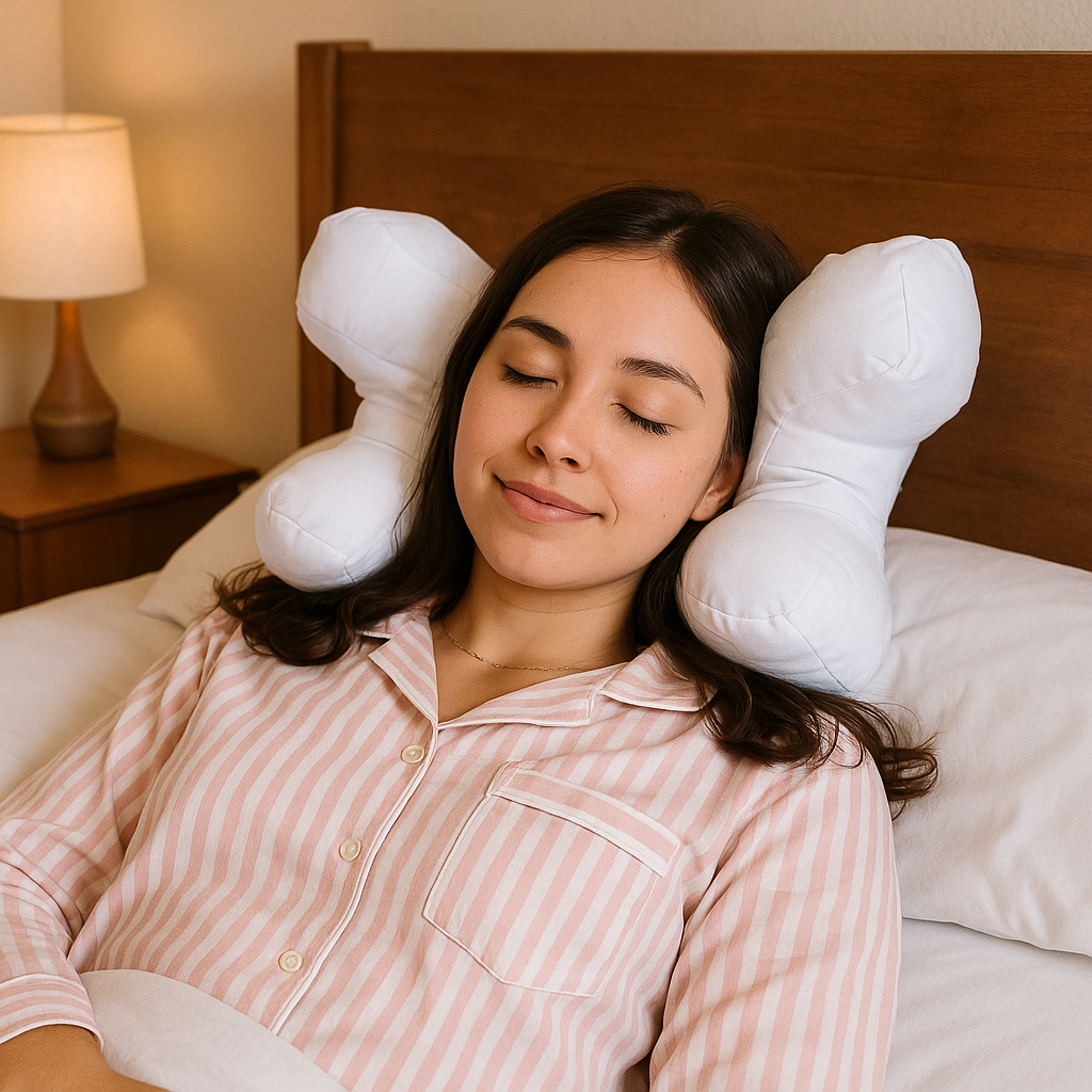 Soft Plush Pillow Set for Skin Care and Beauty Sleep