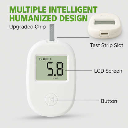 Accurate Home Glucose and Cholesterol Test Meter