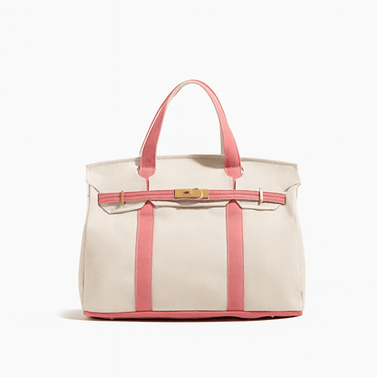 Durable Cotton Tote Bag with Strong Metal Frame