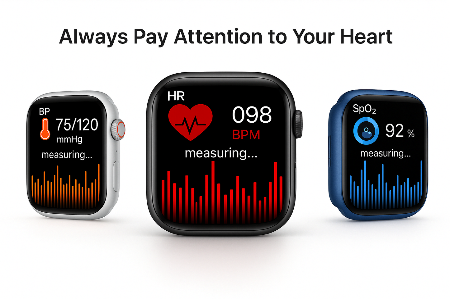 Waterproof Fitness Watch with 1.9 Inch HD Screen