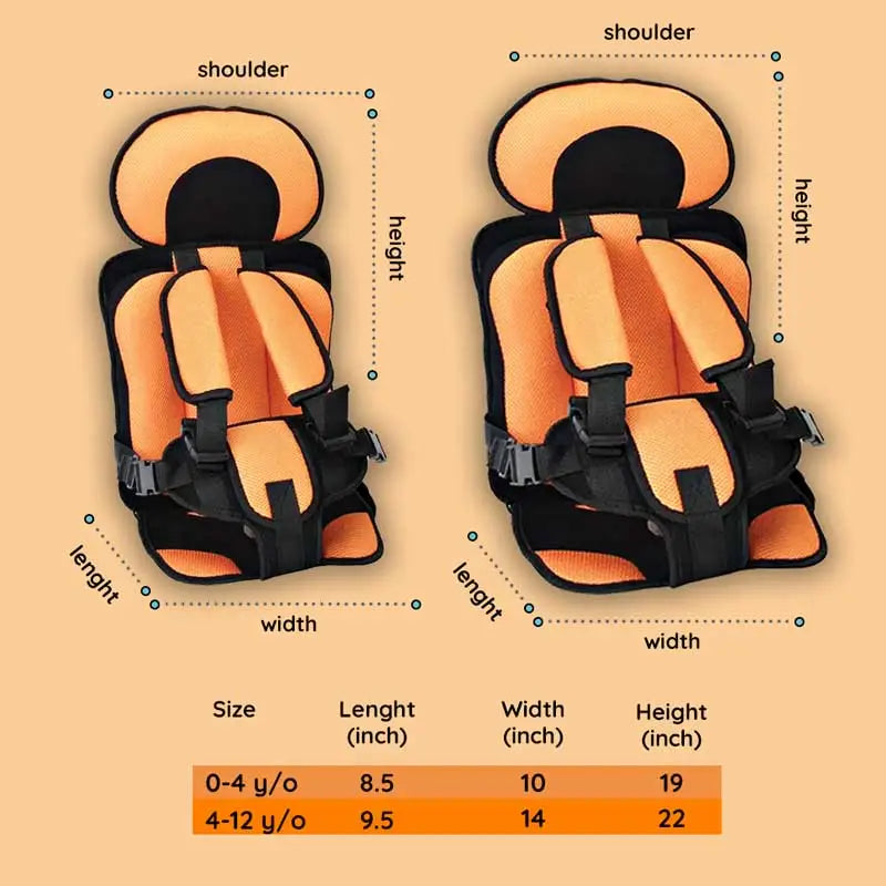 Safe Kids Booster Car Seat Cushion