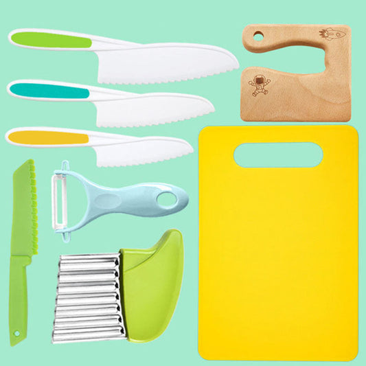 Kid-Friendly 8pc Kitchen Play Set with Safe Utensils - Fesara