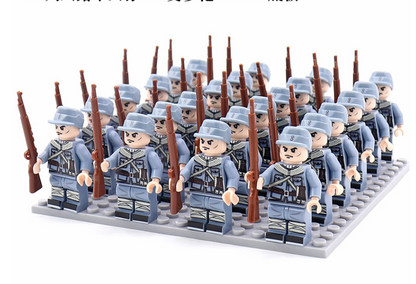 Historic WWII Building Brick Set
