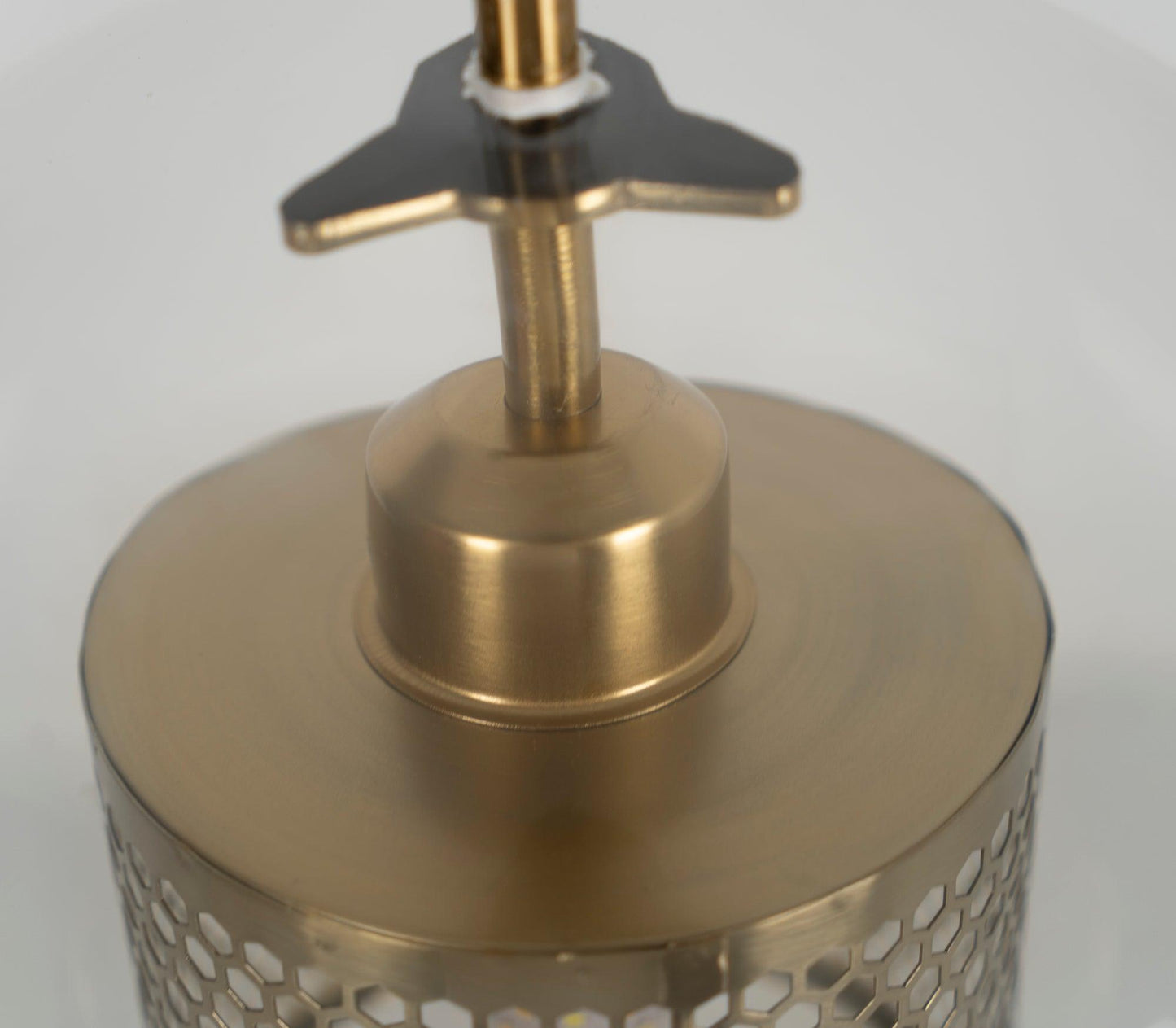 Sleek Round Cut Glass Pendant Light Fixture