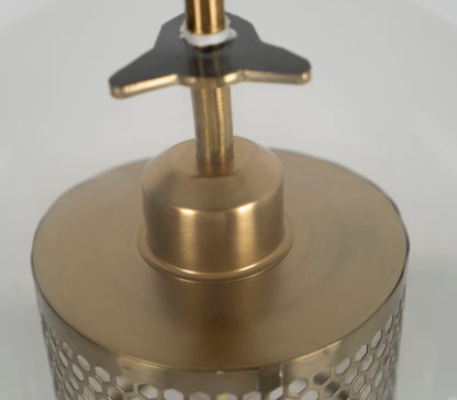 Sleek Round Cut Glass Pendant Light Fixture