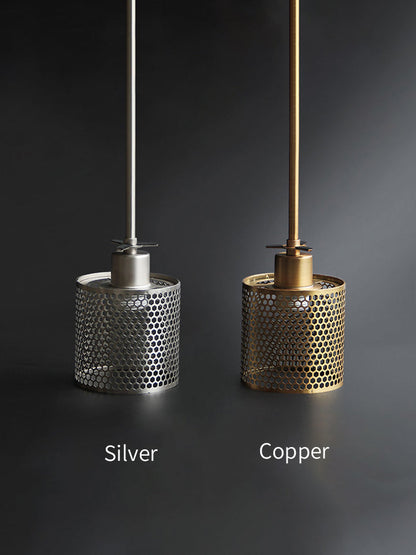 Sleek Round Cut Glass Pendant Light Fixture