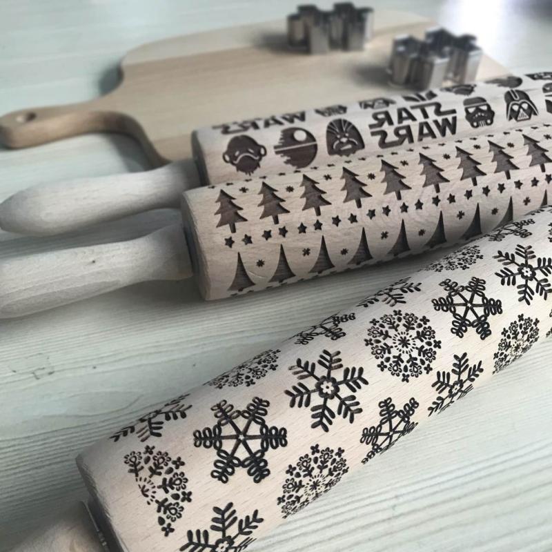Best Christmas Tree Rolling Pin for Holiday Cookies