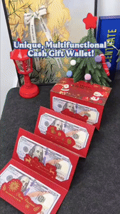 Holiday Cash Gift Card Holder Envelope