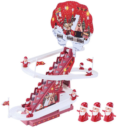 Christmas Luxury | Musical Climbing Ladder Santa Decor 3