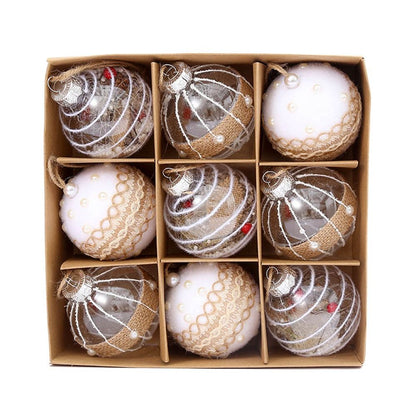Premium Glass Christmas Ball Ornaments - Fesara