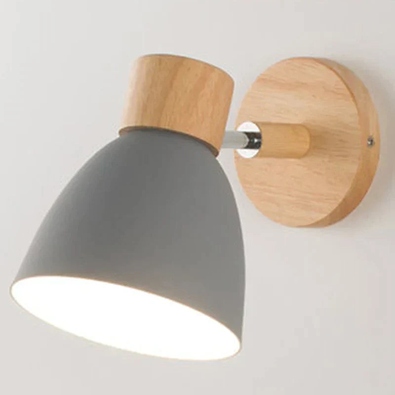 Modern Wooden Wall Light Fixture