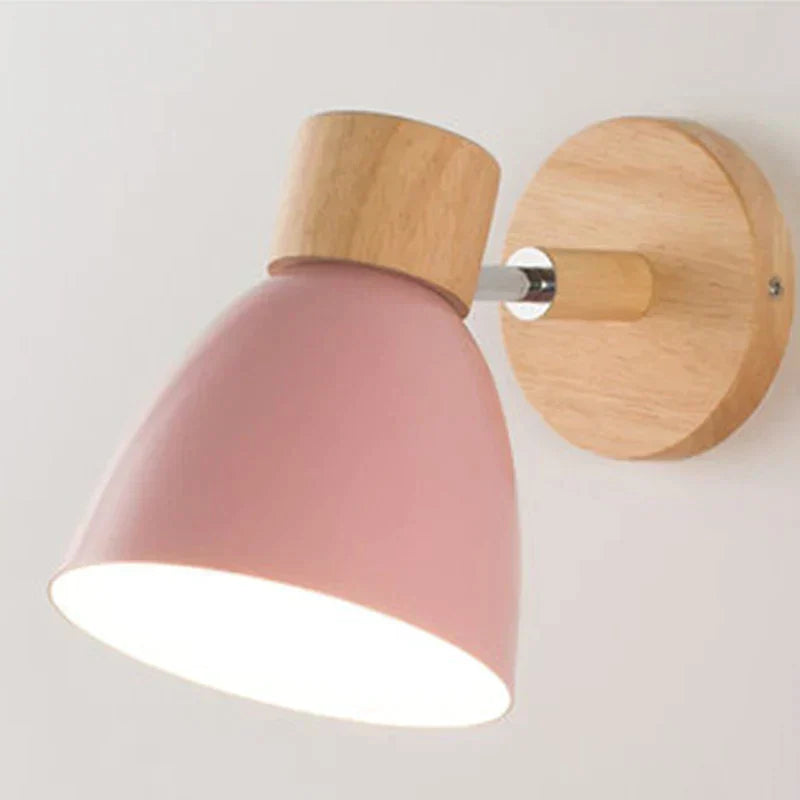 Modern Wooden Wall Light Fixture
