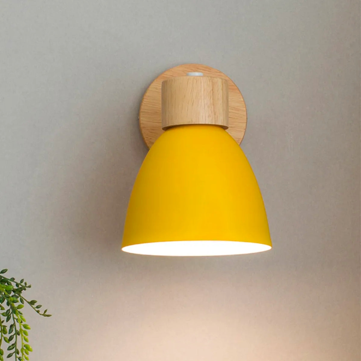 Modern Wooden Wall Light Fixture