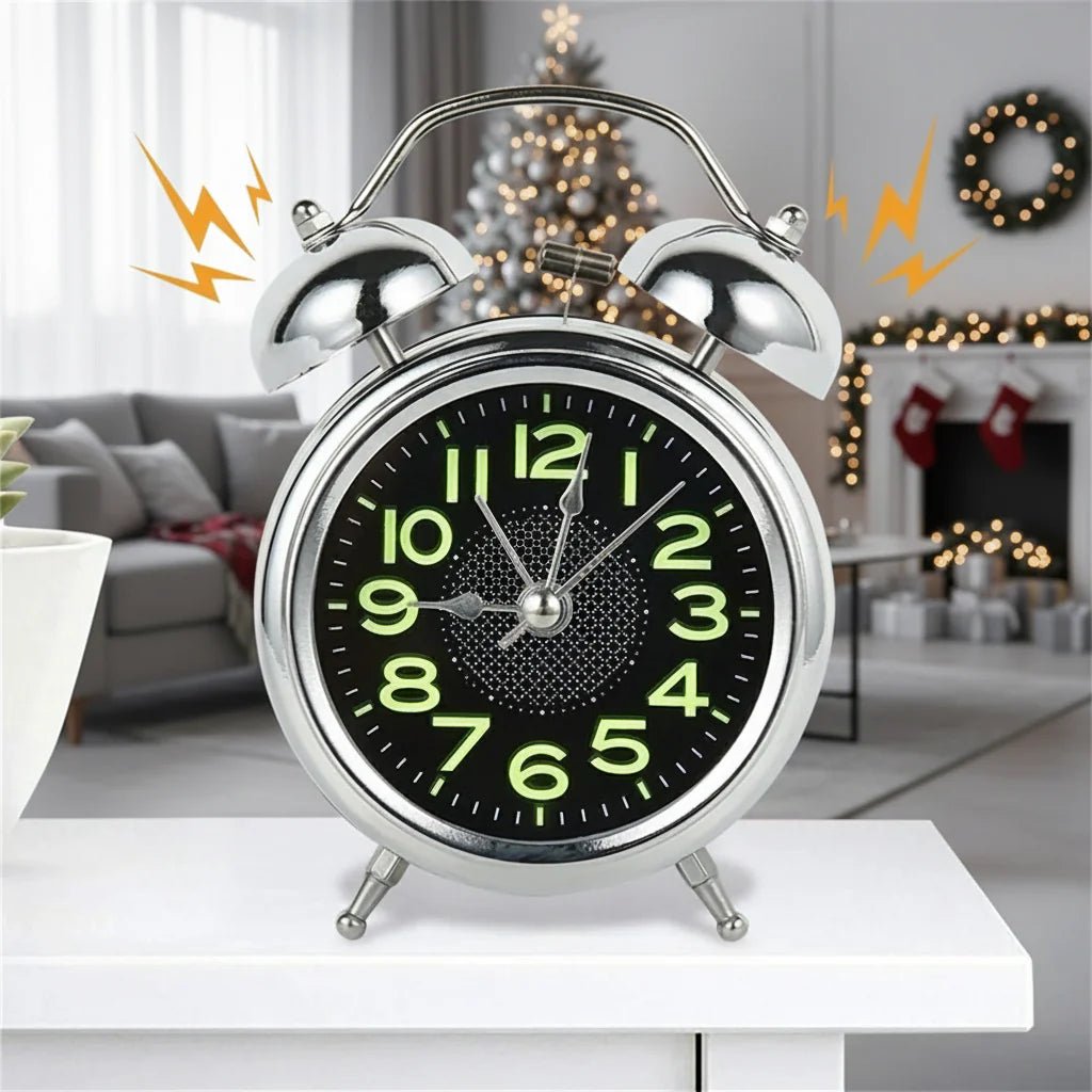 Classic Loud Dual Alarm Clock for Deep Sleepers - Fesara