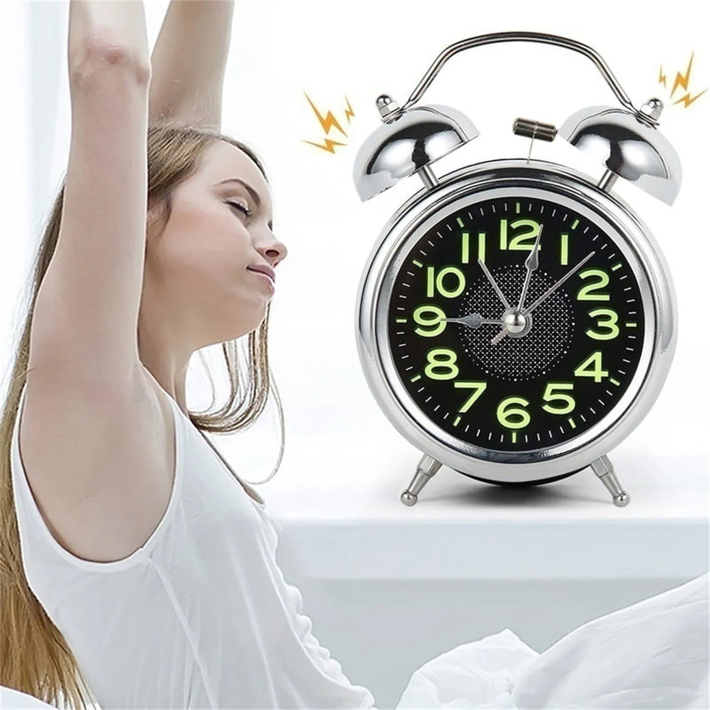 ChronoBell | Powerful Retro Twin Bell Alarm Clock for Deep Sleepers 3