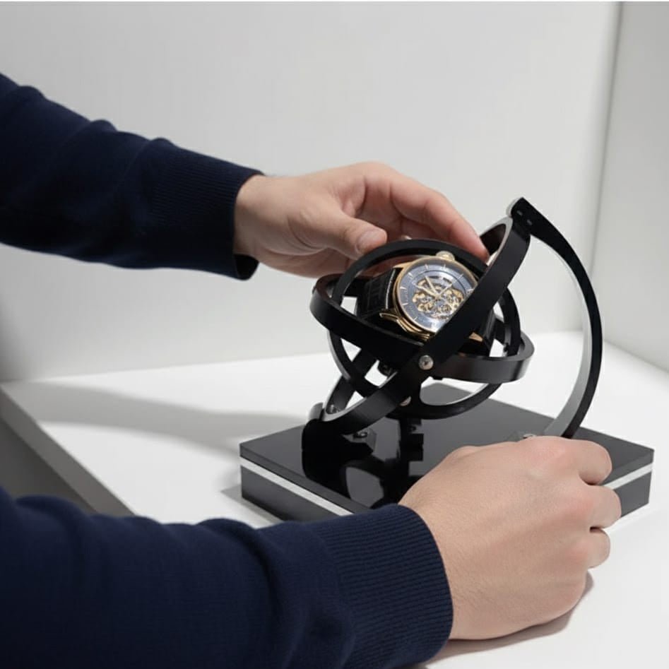 ChronoLux | Elegant Automatic Watch Winder Box with Premium Design 6