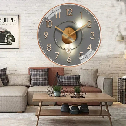 ChronoSilence | Modern Large Minimalist Silent Wall Clock Design 2
