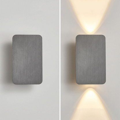 Simple Glass LED Wall Light 2 Pack