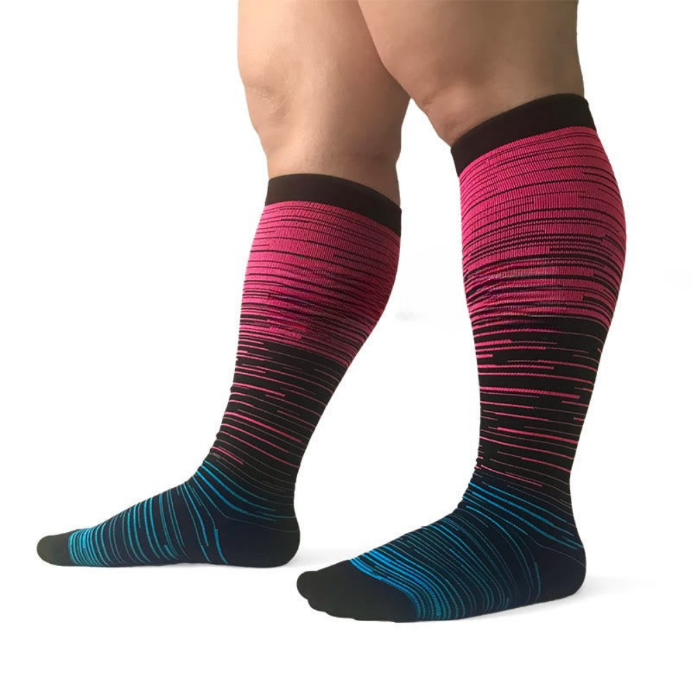 Soft High Compression Knee Socks - Fesara