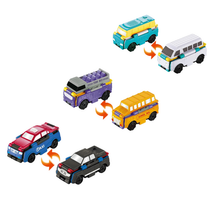Fun 2-Sided Toy Cars for Kids