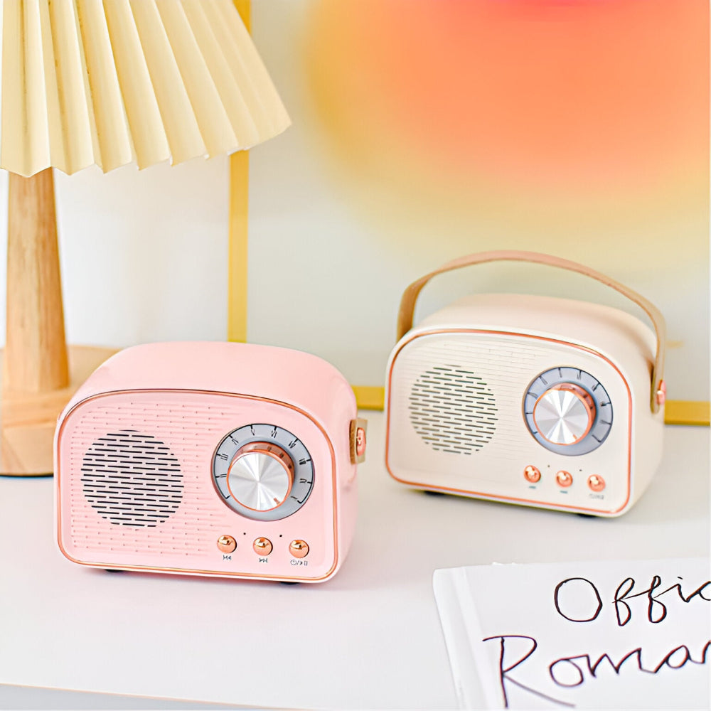 Vintage Portable Bluetooth Speaker - Fesara