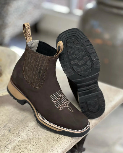 Classic Unisex Cowboy Boots in Sustainable Leather – Comfortable Western Style for Men and Women 2