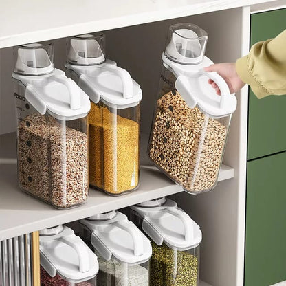 Transparent Plastic Food Storage Bin - Fesara