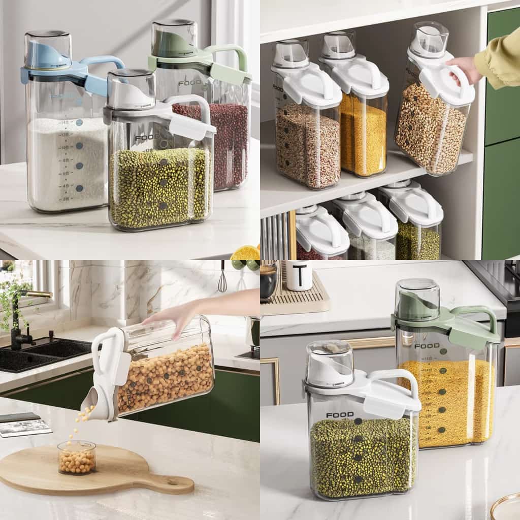 ClearAcrylic | Functional Versatile Cereal Storage Container 2